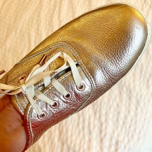 Kate Spade ♠️ x Keds Champagne/Rose Gold Leather Sneakers, Women’s Size 8
